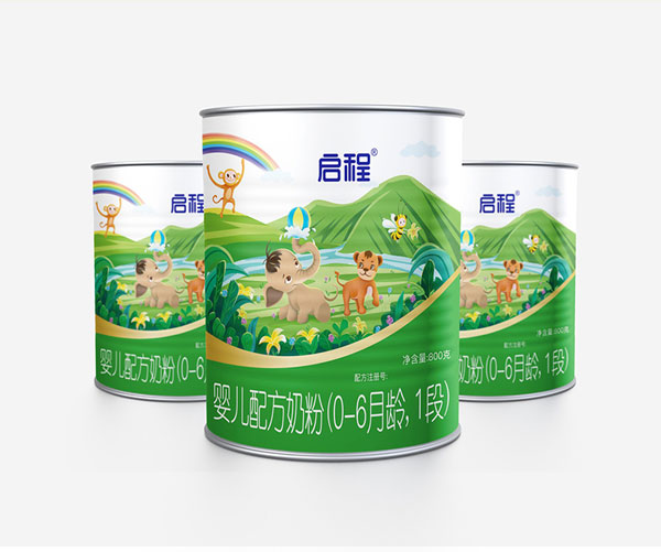 启程奶粉包装设计