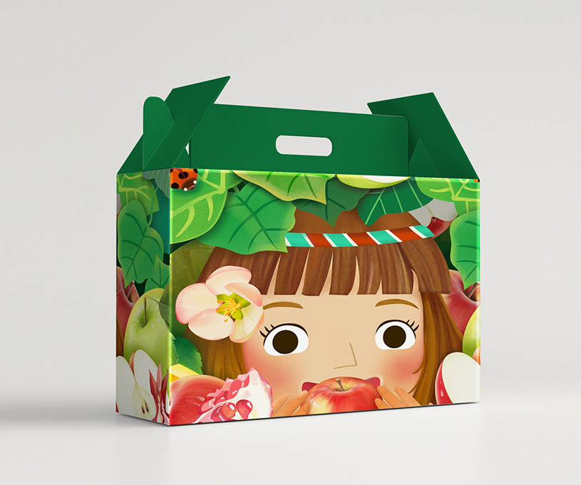 西域香妃水果品牌包装设计