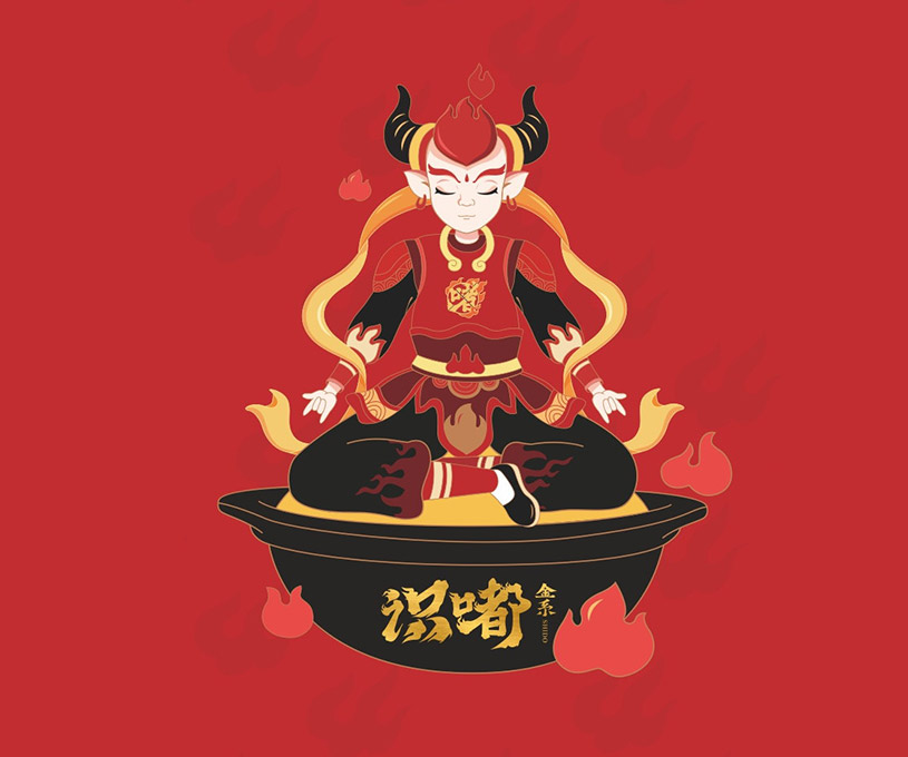 吉祥物 | 金系识嘟品牌IP形象设计