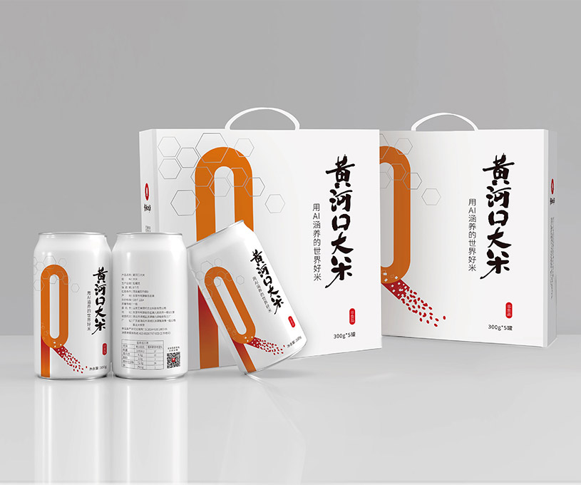 包装 | 艾米黄河口大米产品包装设计