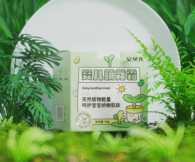 包装 | 安贝儿品牌萌芽霜包装设计