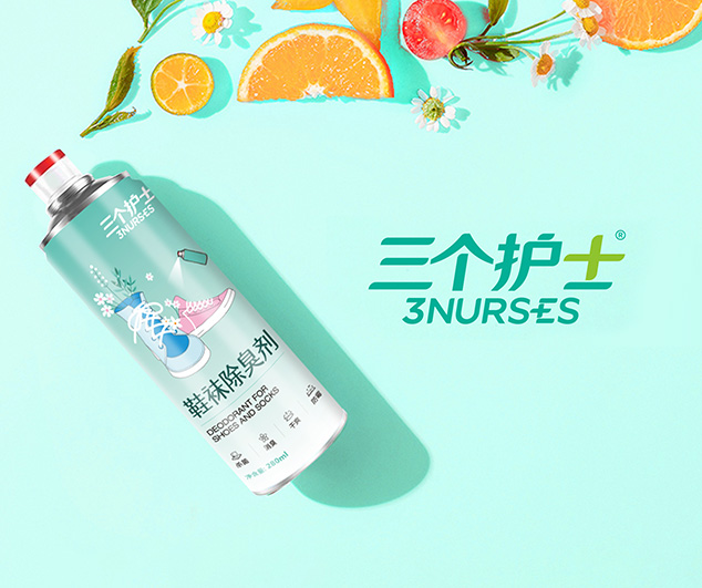 包装 | 三个护士家用清洁产品系列包装设计