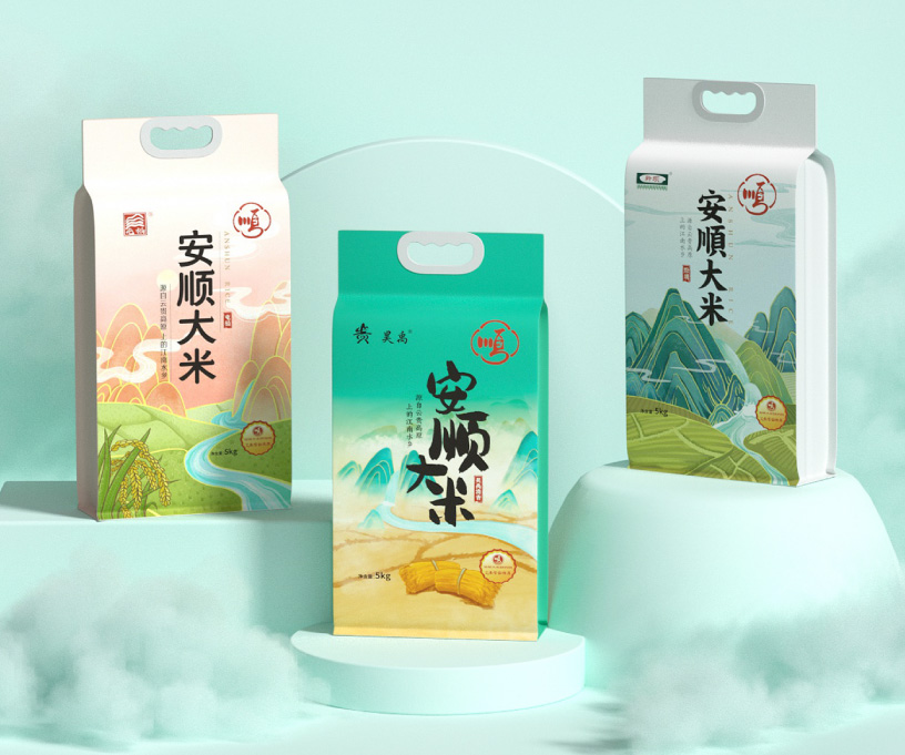 全案 | 安顺大米品牌形象及物料设计